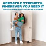 Heavy-Duty Adjustable Door Stopper with Grip