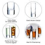 Clear Heavy Base Shot Glasses Set of 12