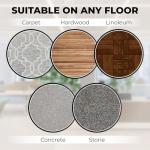 Heavy-Duty Rubber Door Stoppers - 6 Pack