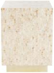 Juno Mosaic Faux Mother of Pearl Side Table