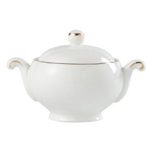 Classic Blue and Gold Porcelain Soup Tureen Set