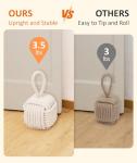 Beige Rope Knot Decorative Door Stoppers