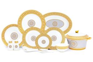 Elegant 44-Piece Mosaic Dinnerware Set for 6