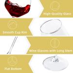 Set of 12 Long Stem Wine Glasses