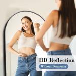 DUMOS Full Length Arched Mirror with Stand 56"x15