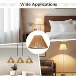 Boho Woven Lamp Shades - Set of 3