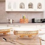 Ceramic Oval Casserole Dish with Glass Lid