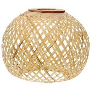 Rustic Bamboo Pendant Lamp Shade for Home Decor