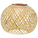 Rustic Bamboo Pendant Lamp Shade for Home Decor