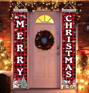 Merry Christmas Banner for Festive Home Decor