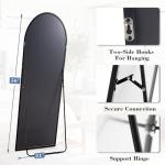 DUMOS Full Length Arched Mirror with Stand 56"x15
