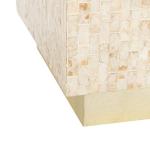Juno Mosaic Faux Mother of Pearl Side Table