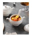 Classic Blue and Gold Porcelain Soup Tureen Set