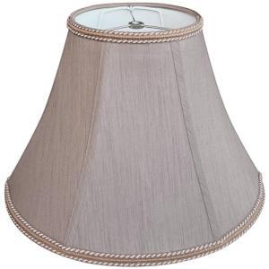 Royal Style Brown Bell Fabric Lampshade for Lamps