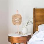 Handmade Woven Rattan Chandelier Lampshade Decor