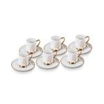 Elegant 12-Piece Bone China Espresso Cup Set