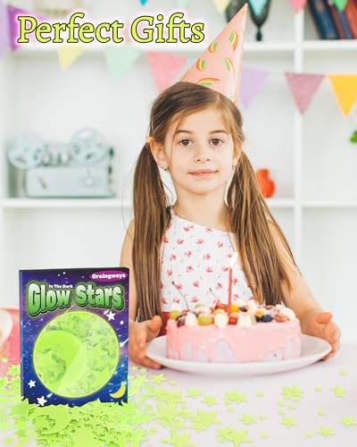 Glow-in-the-Dark Star Stickers for Kids' Rooms