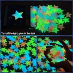 Glow in The Dark Star Wall Stickers - 100pcs