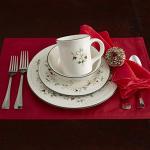 Winterberry Holiday 16-Piece Dinnerware Set for 4
