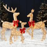 4ft Lighted Christmas Deer Family Set for Outdoors