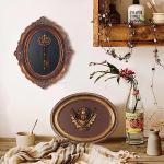 Vintage Wall Sculpture with Intricate Key Design