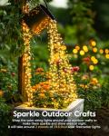10FT Solar Fairy Lights with 8 Lighting Modes