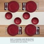 Pfaltzgraff Trellis Snowflakes 12-Piece Dinnerware Set