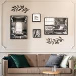 2-Piece Olive Branch Metal Wall Art Decor