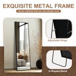 Delma Full Length Standing Mirror with Aluminum Frame