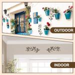 2-Piece Olive Branch Metal Wall Art Decor