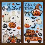 83 PCS Halloween Window Cling Stickers - Ghosts & Pumpkins