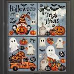 83 PCS Halloween Window Cling Stickers - Ghosts & Pumpkins