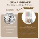 Neutral Baby Bibs and Pacifier Clip Organizer