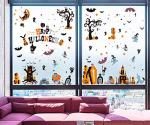 Halloween Window Stickers - 10 Sheets for Decor