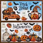 83 PCS Halloween Window Cling Stickers - Ghosts & Pumpkins