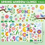 9 Spring Window Clings for Home and Classroom