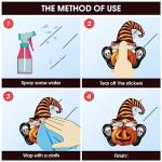 83 PCS Halloween Window Cling Stickers - Ghosts & Pumpkins