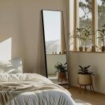 Delma Full Length Standing Mirror with Aluminum Frame