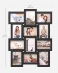 12-Pack 4x6 Collage Picture Frames in Ink Black