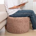 Soft Foam Ottoman Footrest with Removable Cover