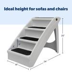 CozyUp Portable Folding Pet Stairs - 20 Inches