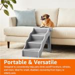 Pet Stairs for Small Dogs and Cats, Grey