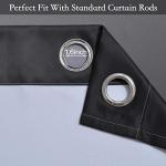 Black to Gray Ombre Thermal Blackout Curtains - 2 Pack