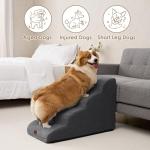 Dog and Cat Pet Stair Ramp with Washable Cover