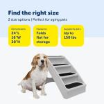 CozyUp Portable Folding Pet Stairs - 20 Inches
