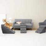 Dog and Cat Pet Stair Ramp with Washable Cover