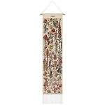 Vintage Botanical Tassel Wall Tapestry 52 x 13