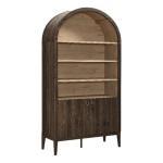 Modway Nolan Tall Arched Storage Cabinet - Dark Walnut