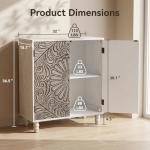 Stylish 32" Gray Sideboard Buffet Cabinet