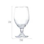 12 Clear Stemmed Glasses for All Beverages